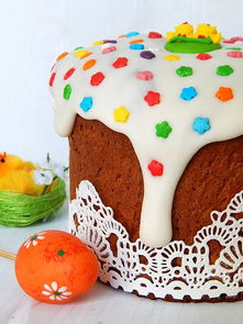 甜蜜的藝術 復活節里的白色釉面烘焙